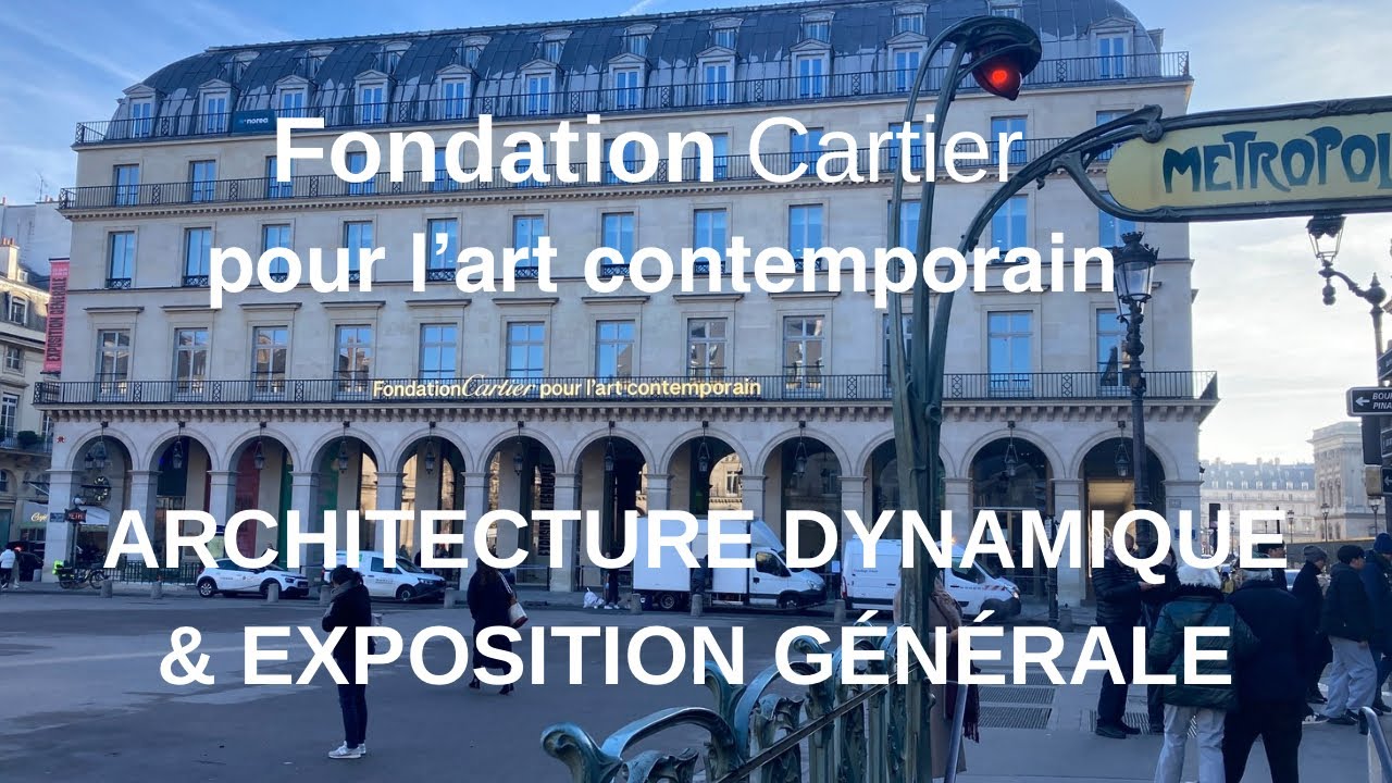 Fondation Cartier pour l'Art Contemporain: nouveau site grandioe, place du Palais Royal  infos ⤵️➡️