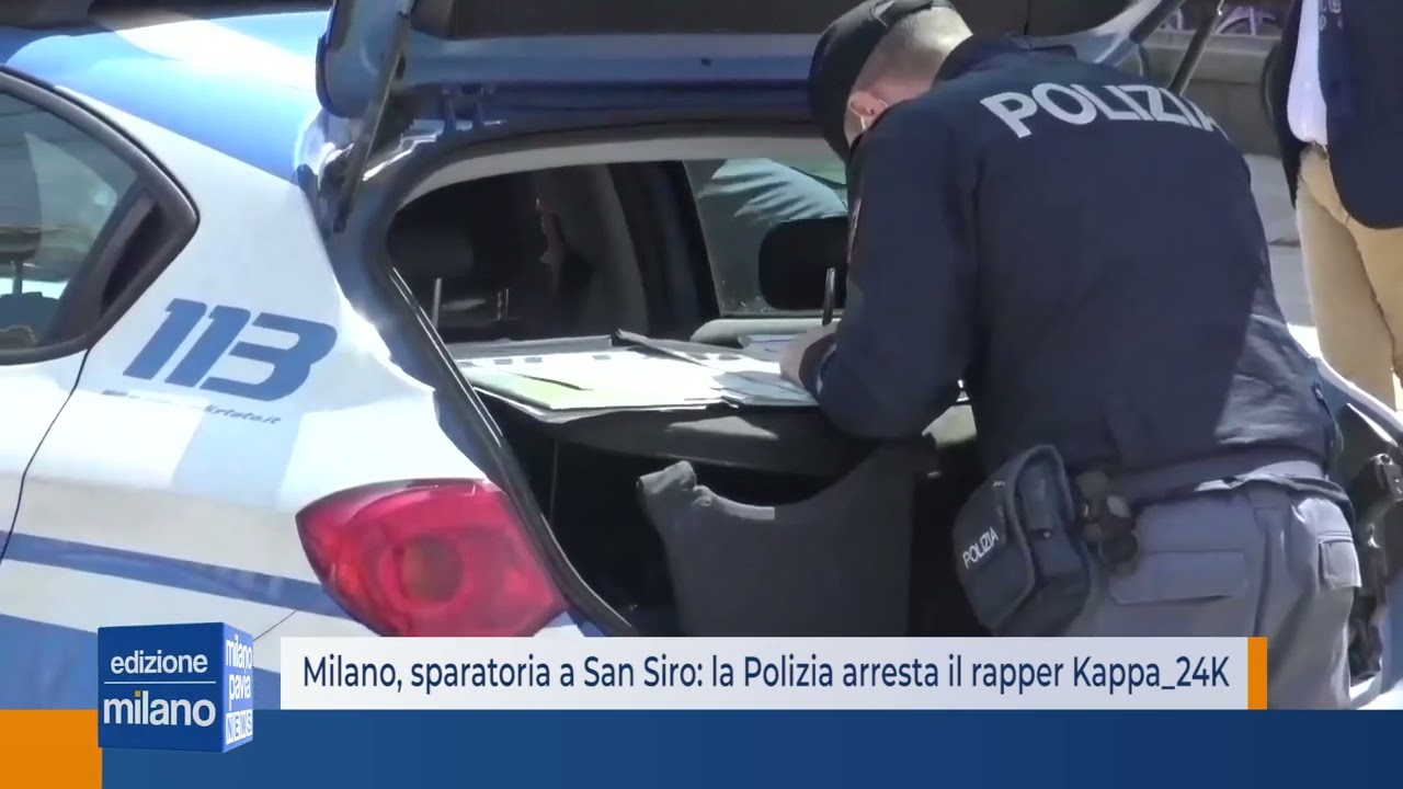 Milano, sparatoria a San Siro: la Polizia di Stato arresta il rapper Kappa_24K