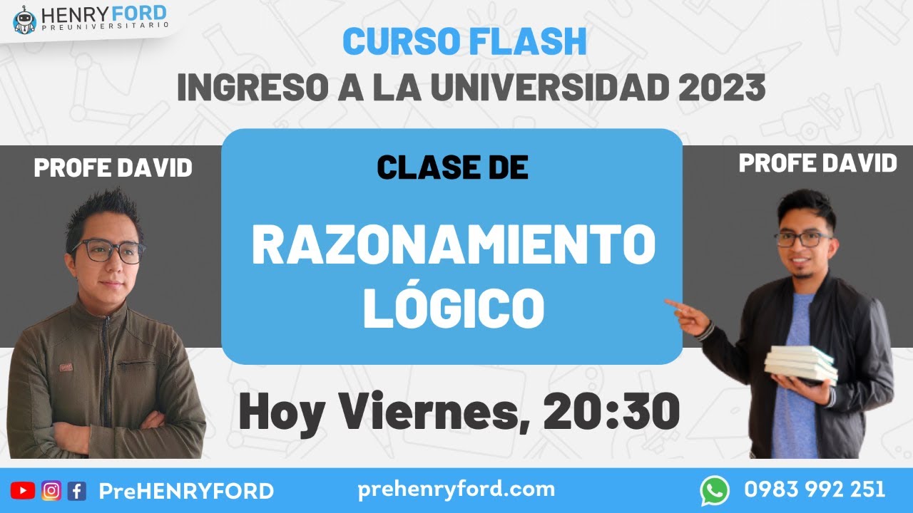 ✅ Razonamiento Lógico | Examen admisión Universidades 2023