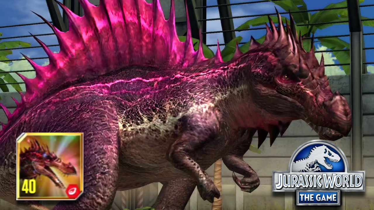 SPINOSAURUS GEN 2 MAX LEVEL 40 - Jurassic World The Game