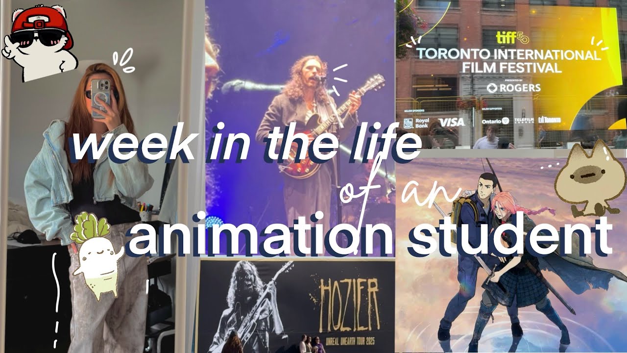 week in the life of an animation student!! | hozier concert | scarlet tiff thoughts | thesis wip