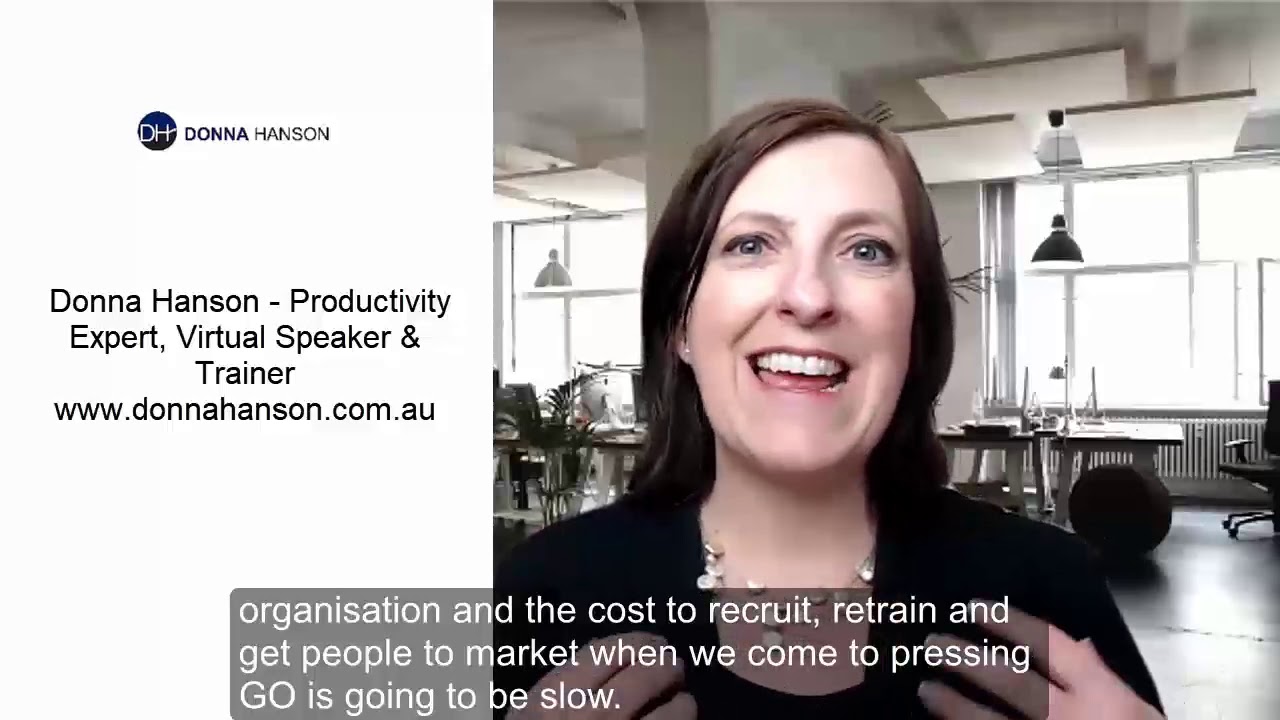 Donna Hanson| Productivity Speaker | How are keeping your team engaged your team right now?