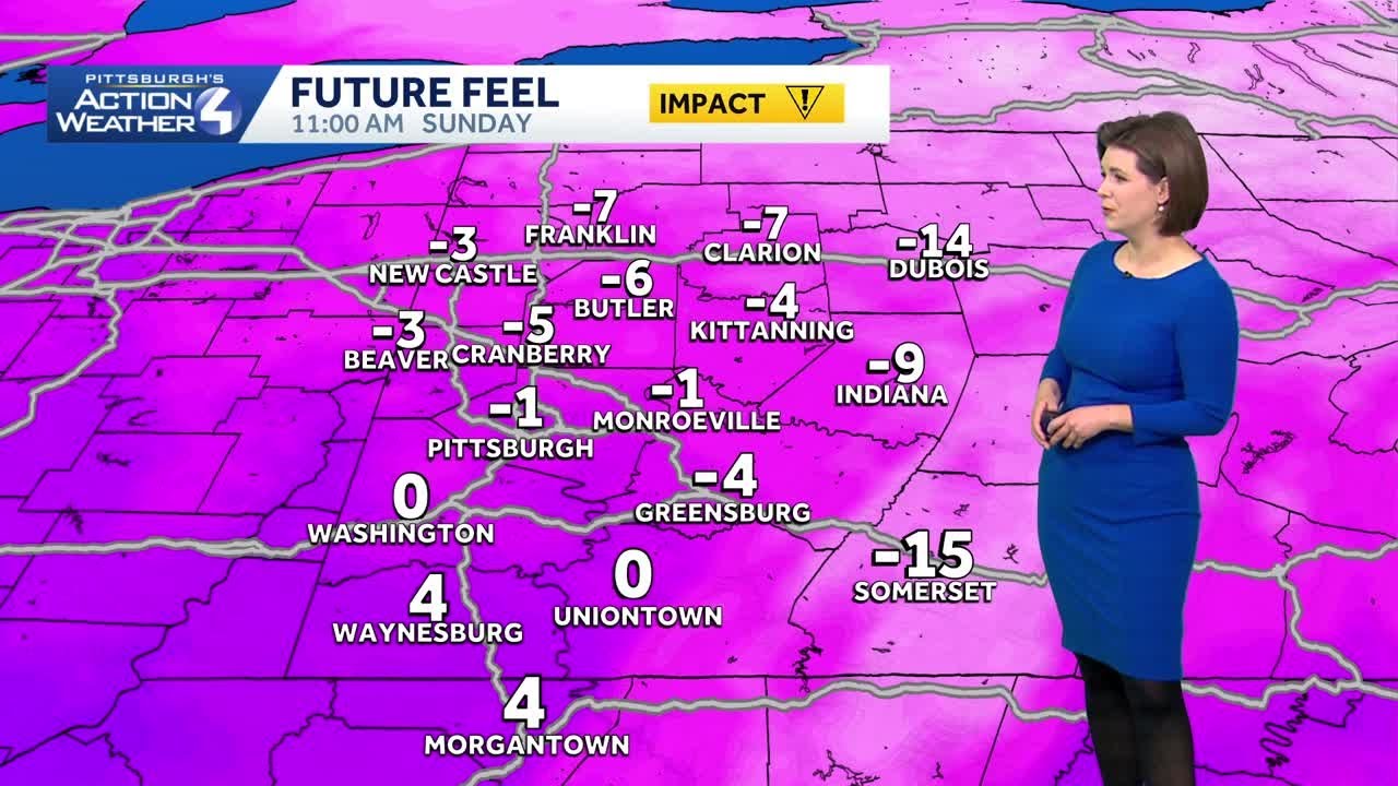 February 8 Impact Day: Frigid wind chills continue for western PA