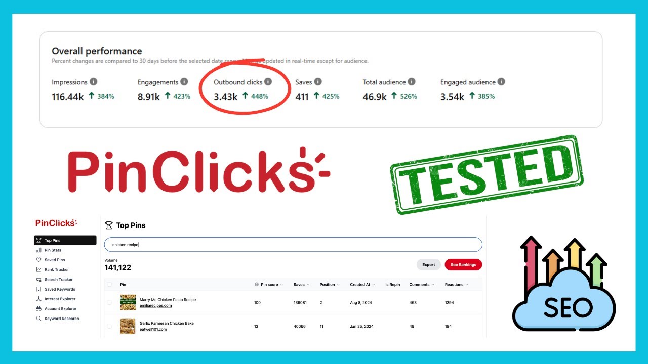 Pinterest SEO : PinClicks Keyword Research Tool  شرح كيفية استخدام
