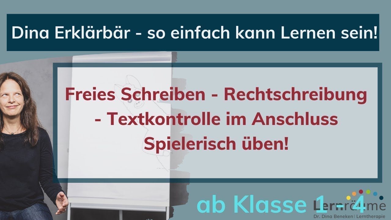 Freies Schreiben, Textproduktion und Fehlerkontrolle: spielerisch üben in der Grundschule