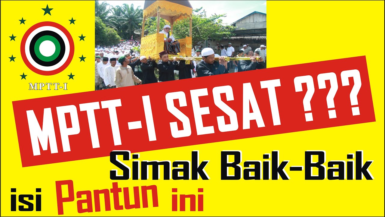 MPTT - I SESAT?? Simak baik-baik pantun ini