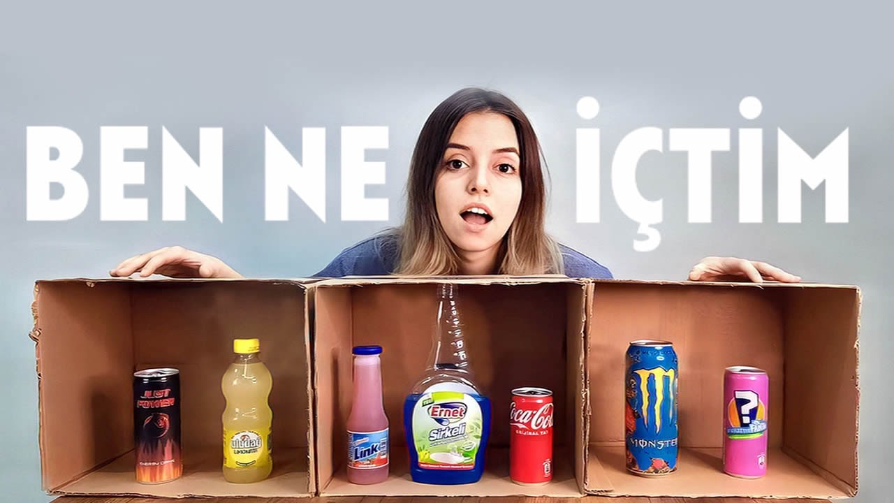 NE İÇTİM OYUNU -TAHMİN ET - Kör Tadım Testi (TÜRKÇE ASMR) İçecek Sesleri / Trigger