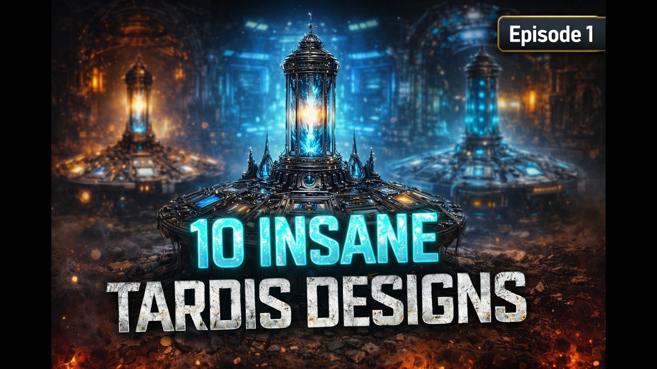 10 INSANE Alternate TARDIS Console Designs | AI Reimagines Doctor Who