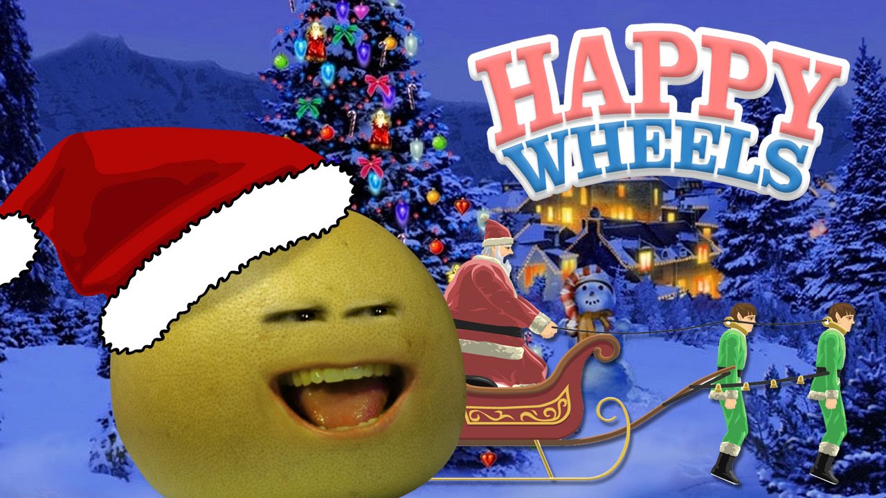 HAPPY HOLIDAYS WHEELS | Grapefruit Plays Happy Wheels