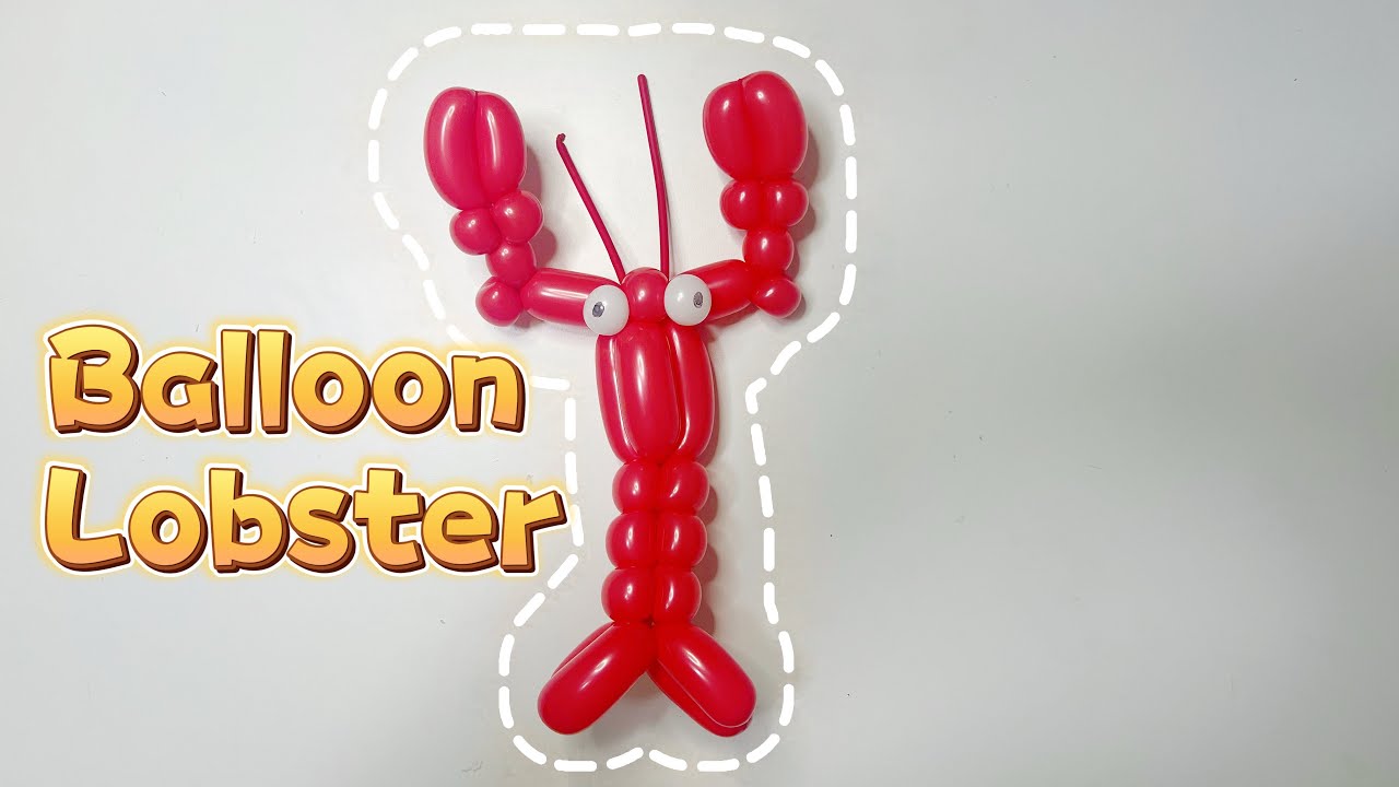 Как сделать омара из воздушного шарика 🦞 | Простой мастер-класс по изготовлению фигурок из воздуш...