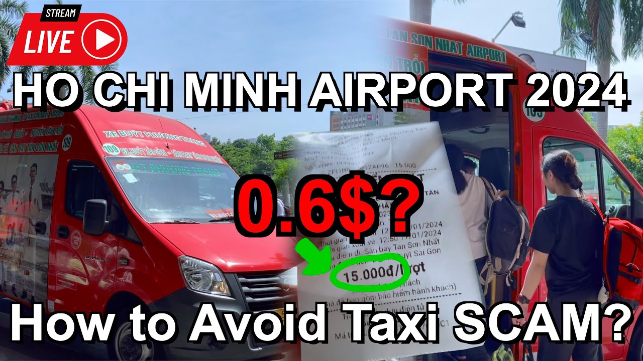 HOW TO AVOID TAXI SCAM IN HO CHI MINH CITY AIRPORT | from airport to the 