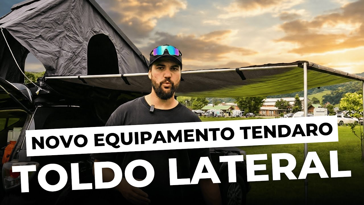 Toldo lateral da Tendaro #barracadeteto #overlander