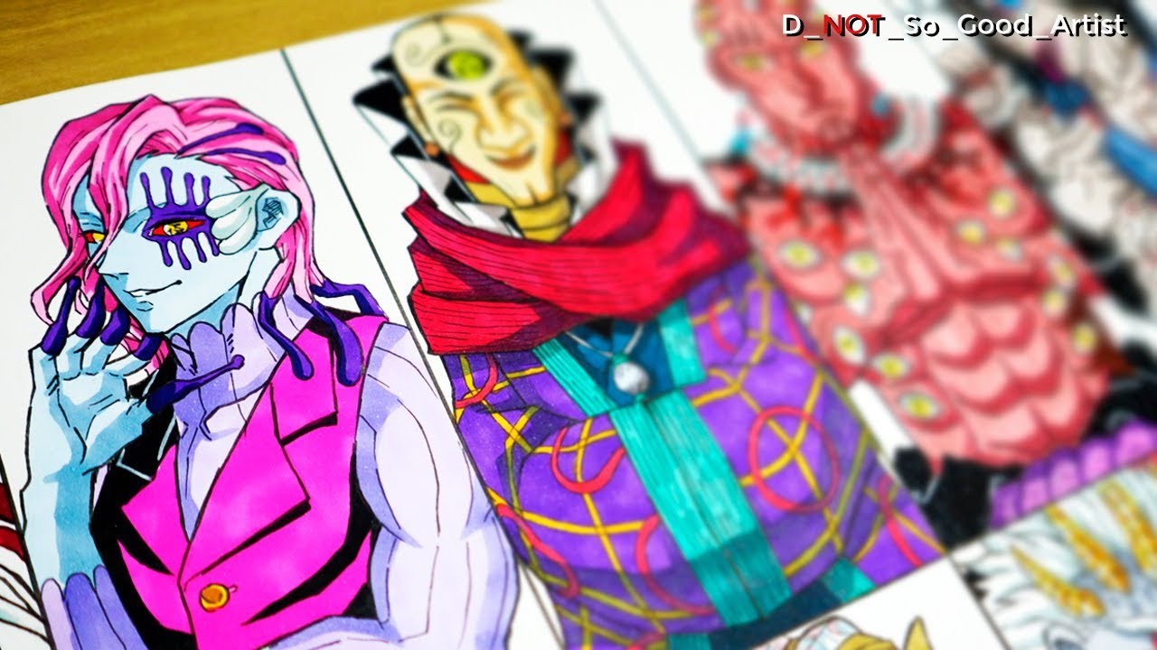 Drawing the Espada as Demons / 12 Kizuki | Bleach X Kimetsu No Yaiba 鬼滅の刃