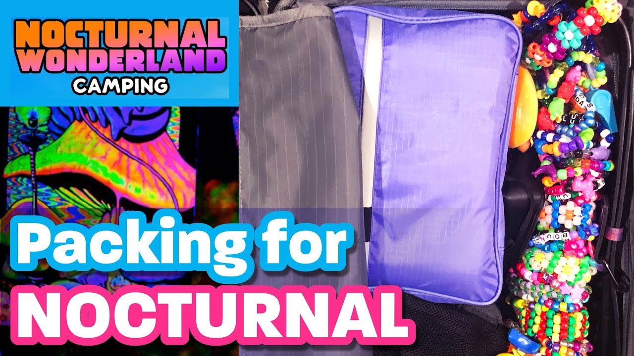 Packing Carry on ONLY for NOCTURNAL WONDERLAND & IMAGINE MUSIC FESTIVAL