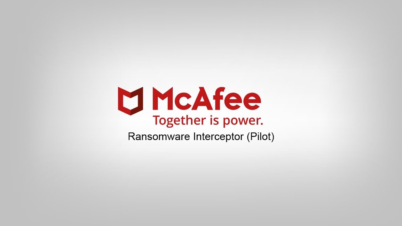 McAfee Ransomware Interceptor Tested!
