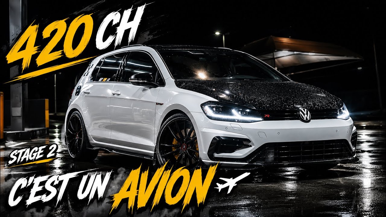 UNE GOLF 7R DE 400CH C’EST UN AVION !! 😈