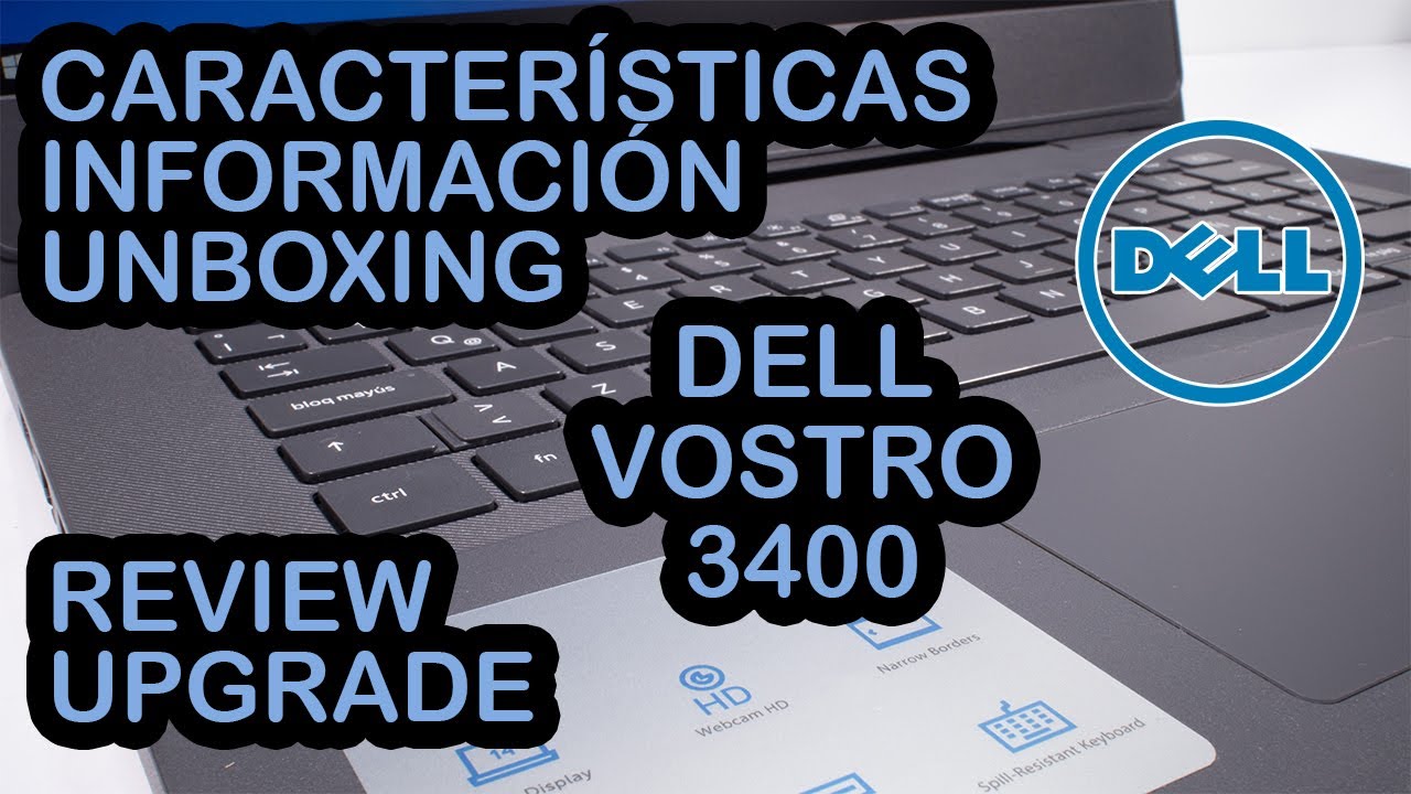 Ноутбук💻Dell Vostro 14 3400 | Распаковка📦Обзор | Обновление | Информация ⌨️🖱️ | Тест 📸🌡️🎤🔊