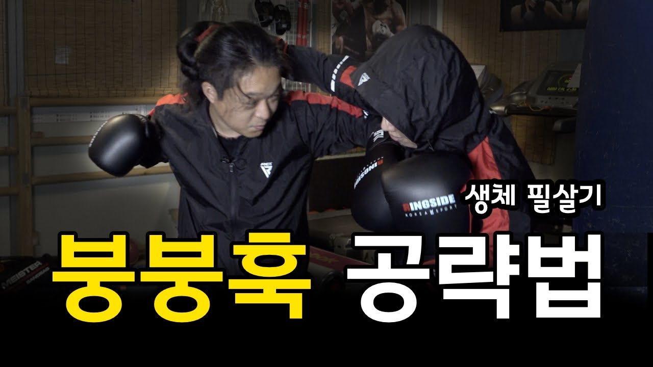 복싱 붕붕훅 대처 이렇게 하면 쉽습니다. 블럭 & 카운터 인파이터 기술
