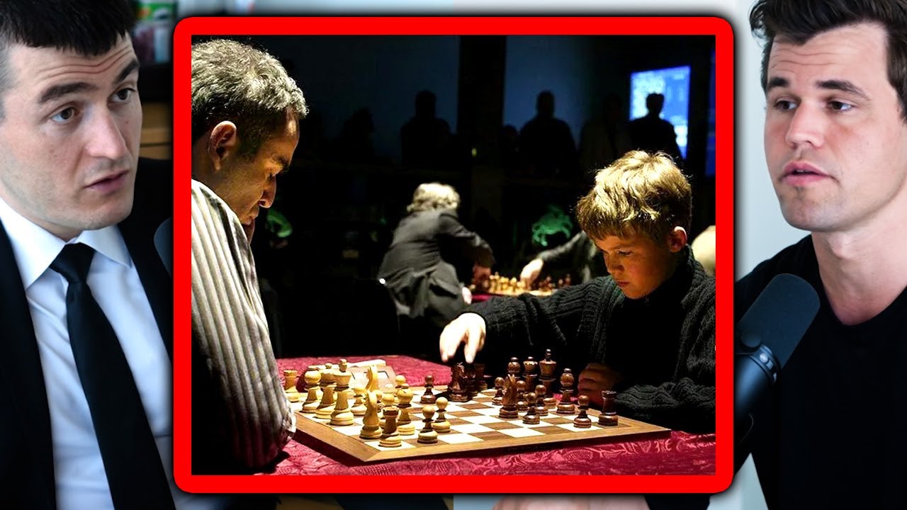 Garry Kasparov vs Magnus Carlsen at 13 years old | Lex Fridman Podcast Clips