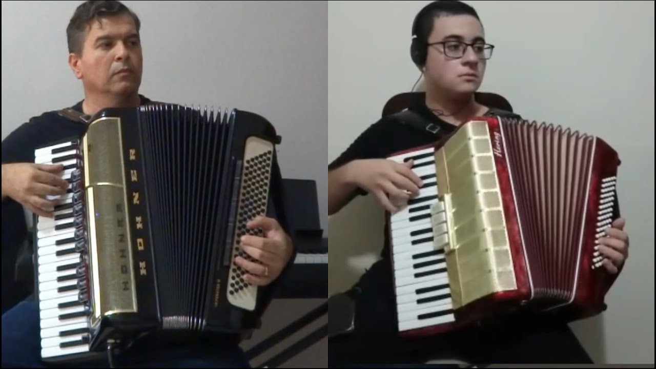2 Acordeons - Hino 134 - Teu amor, ó Cordeiro divinal - CCB