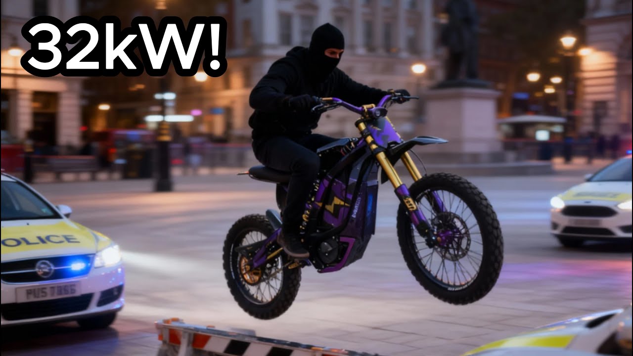 32kW EBMX Sur-Ron Light Bee🤯Test Ride, Crash, Wheelies & Ultra Bee Brake Test POV