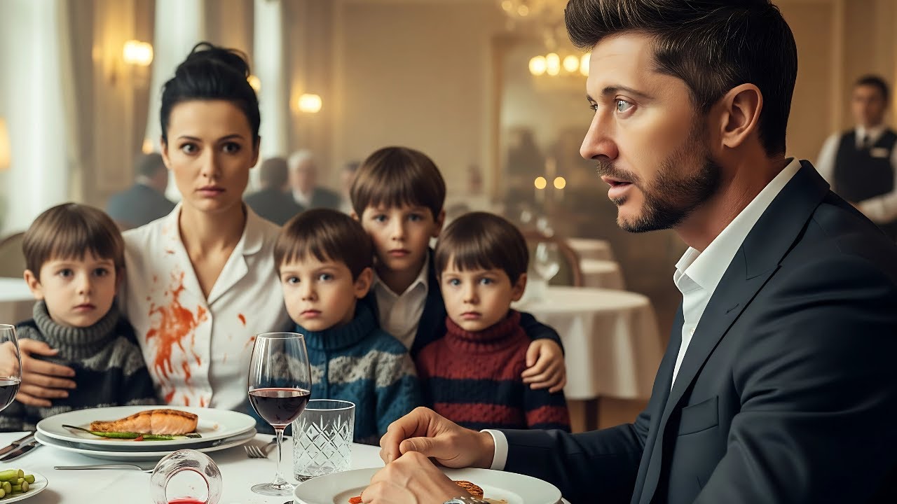 W PORZE LUNCHU MILIONER WIDZI SWOJĄ BYŁĄ — Z CZWORACZKAMI IDENTYCZNYMI JAK ON!