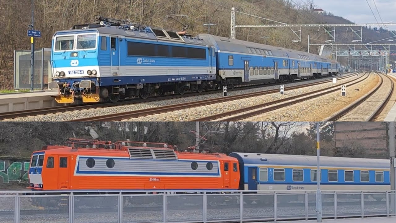 Vlaky Praha Velká Chuchle & Praha Eden - 8.3.2024