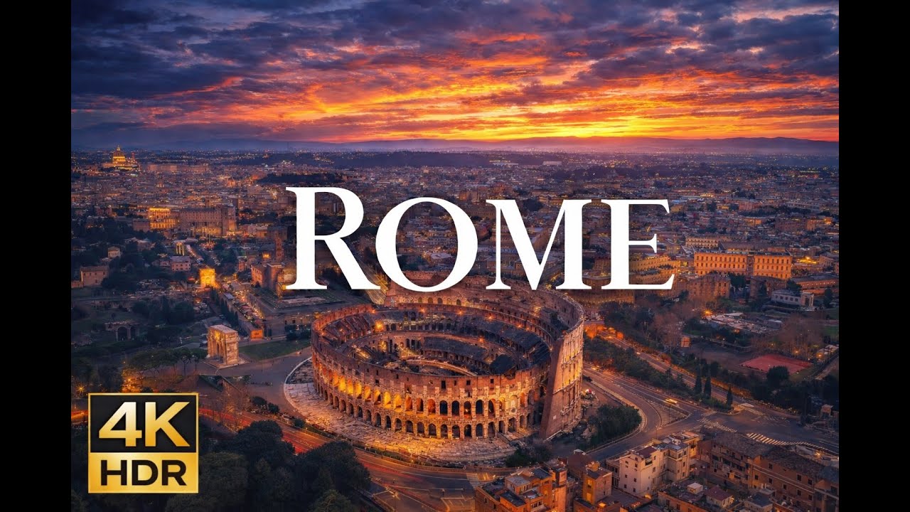 Rome in 4K HDR Dolby Vision | A Breathtaking 60FPS Journey Through History & Beauty