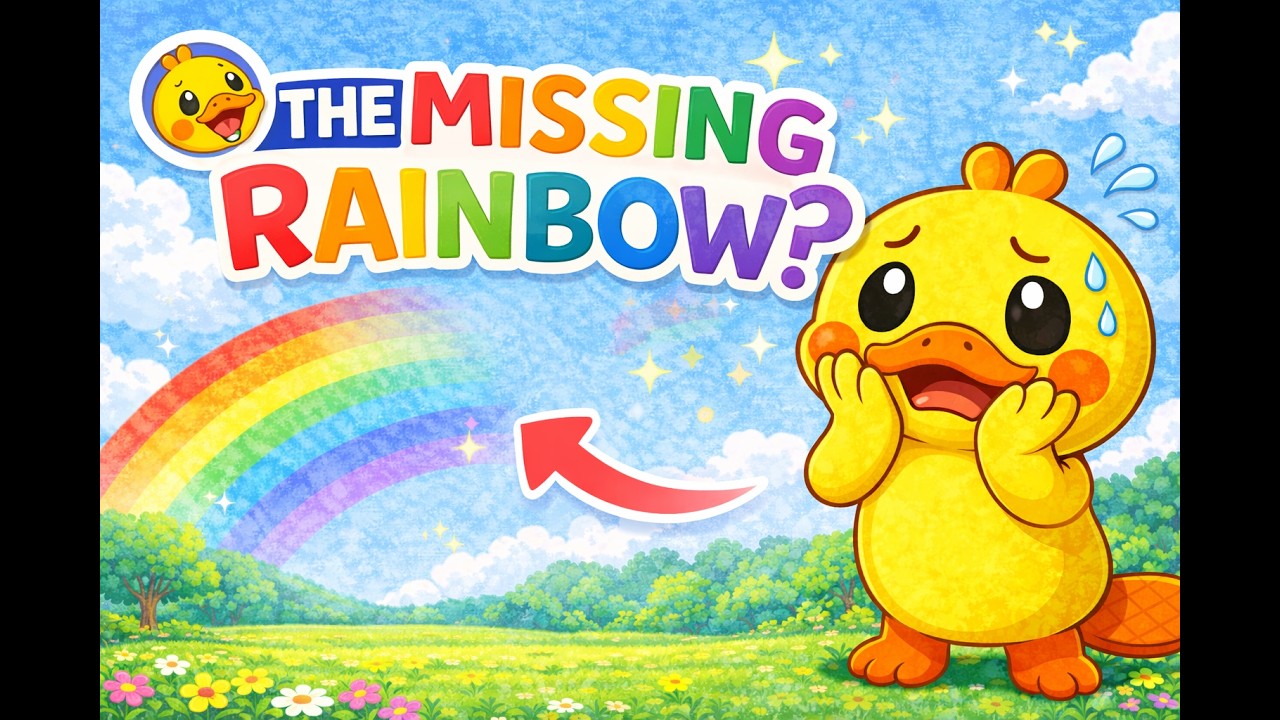 The Missing Rainbow 🌈 | Learn Colors with Plee | Kids English Story