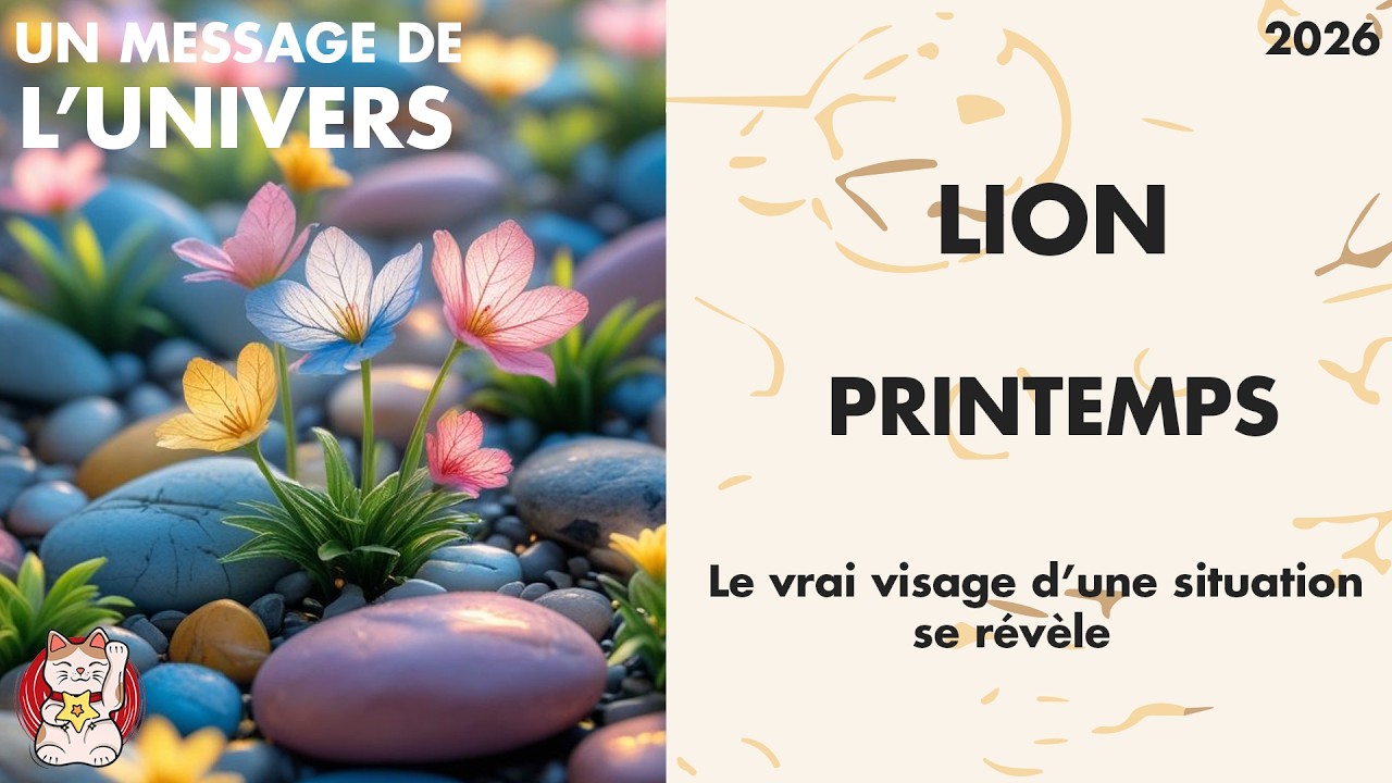 LION PRINTEMPS 2026 ✨ Le vrai visage d’une situation se révèle