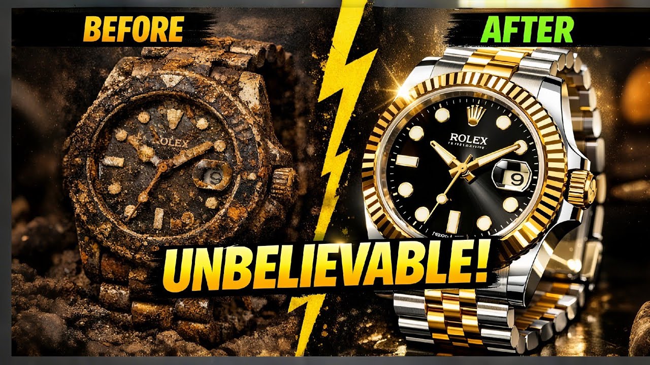 ​From Trash to Treasure: $20,000 Rolex Restoration