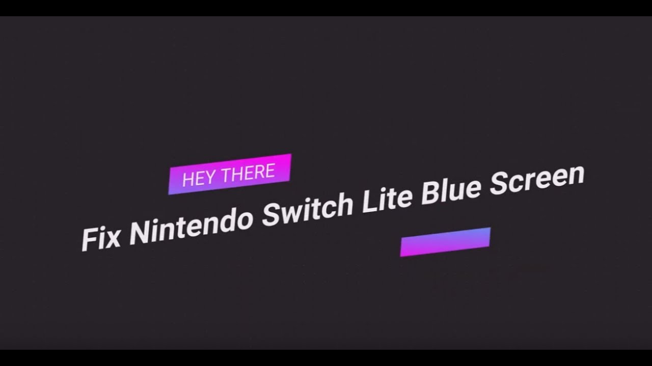 Fix Nintendo Switch Lite Blue Screen!