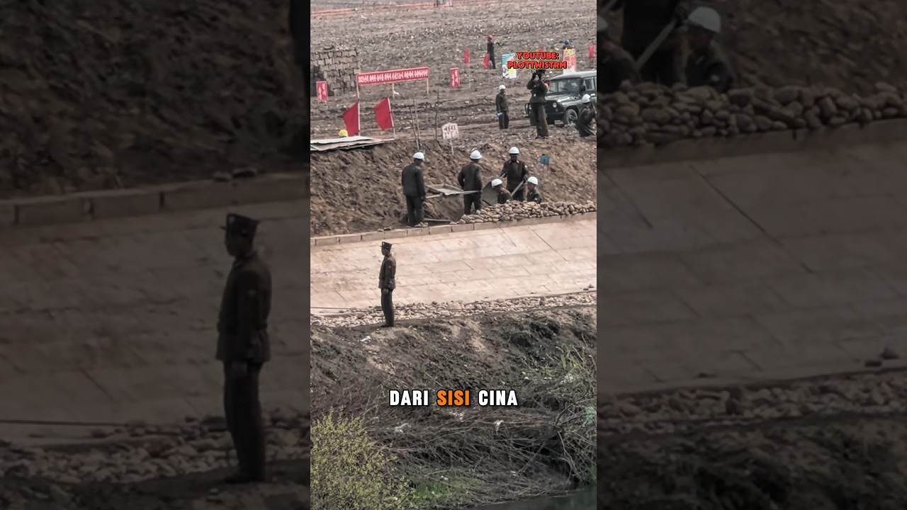 Potret Sehari-hari Warga Korea Utara! #shortvideo #korea #koreautara #china #zoom