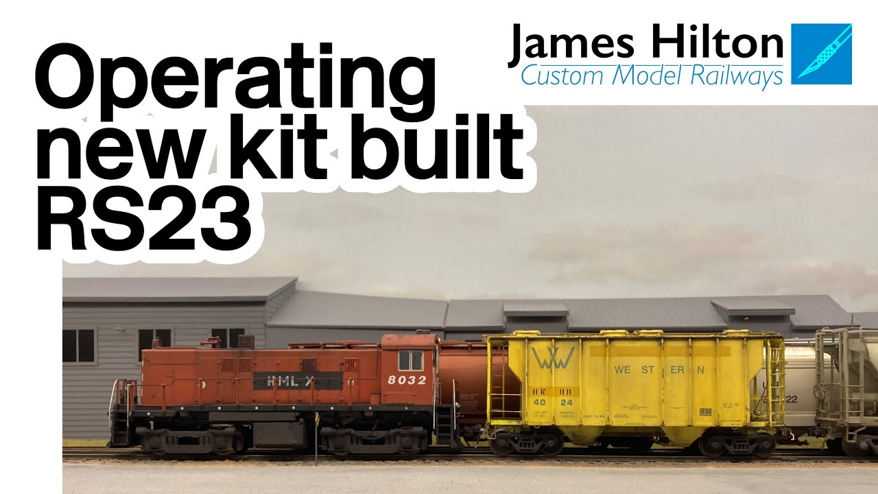 HO Scale Shelf Layout - Operating kit built RS23...