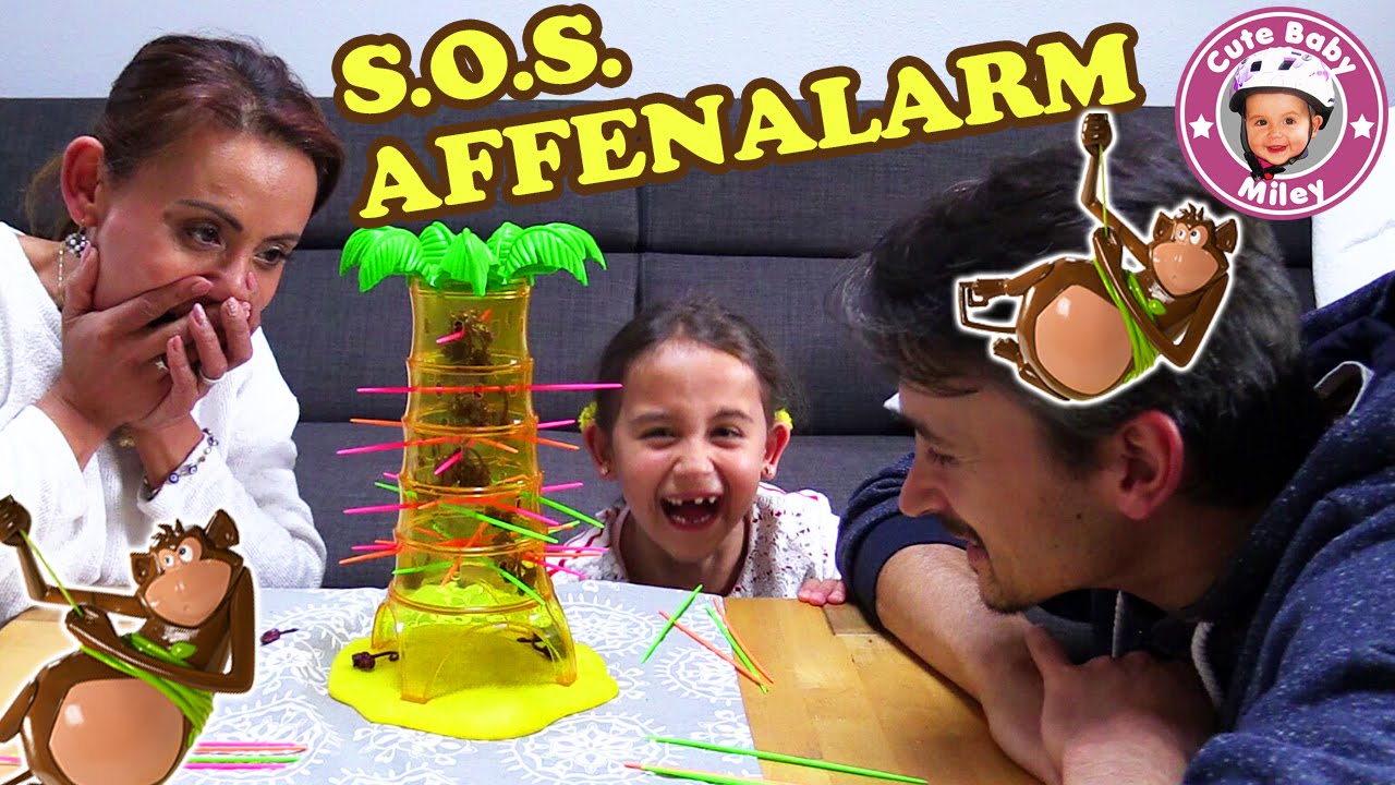 Let's Play S.O.S AFFENALARM | Lasst die Affen nicht Purzeln | Lustiges Affenspiel | Kinderkanal