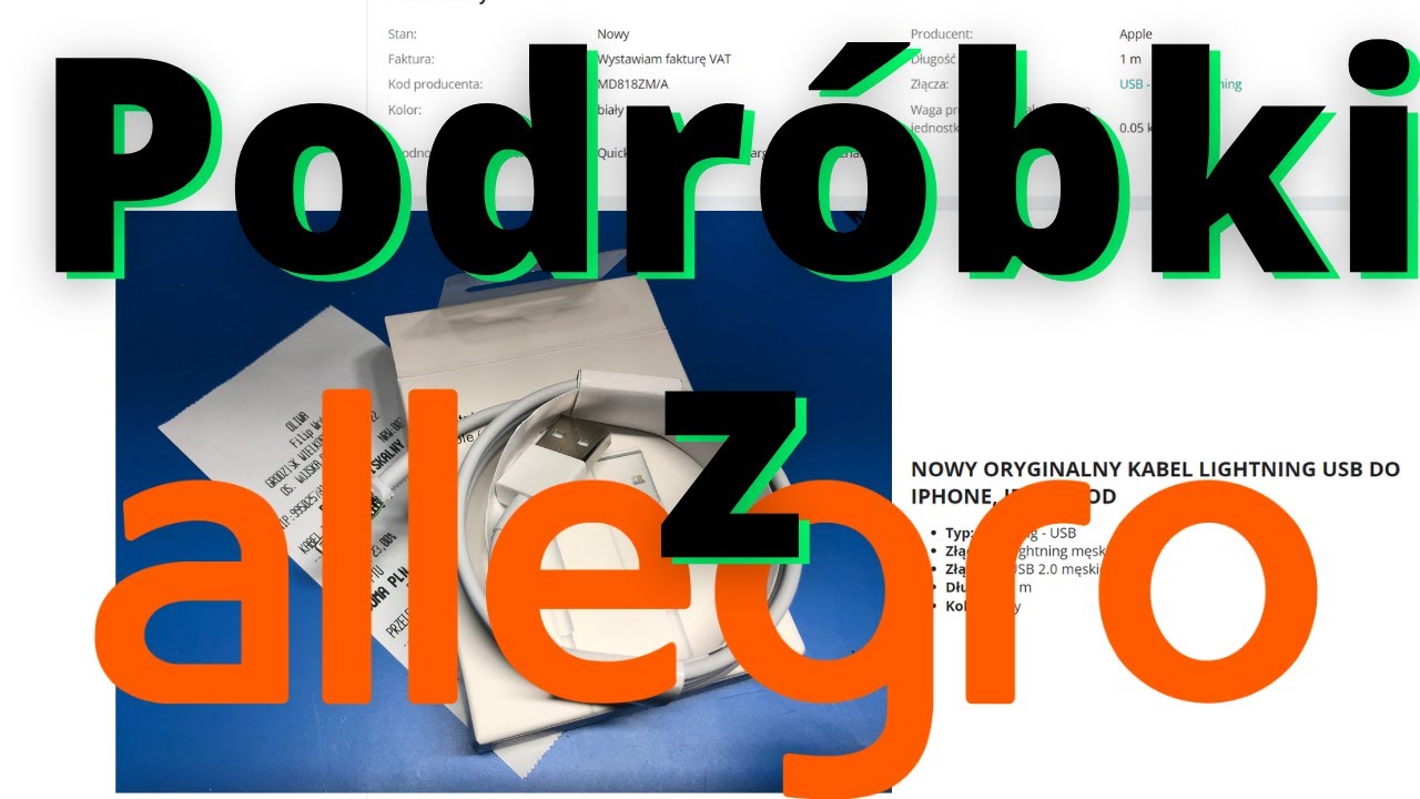 Podróbki Apple z Allegro? - Sprawdzam!