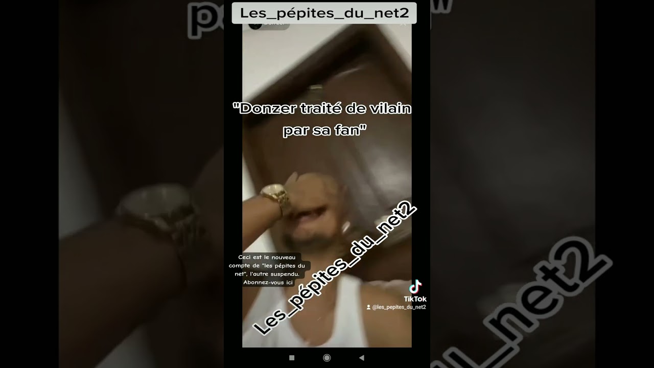 donzer traité de vilain par ses fans