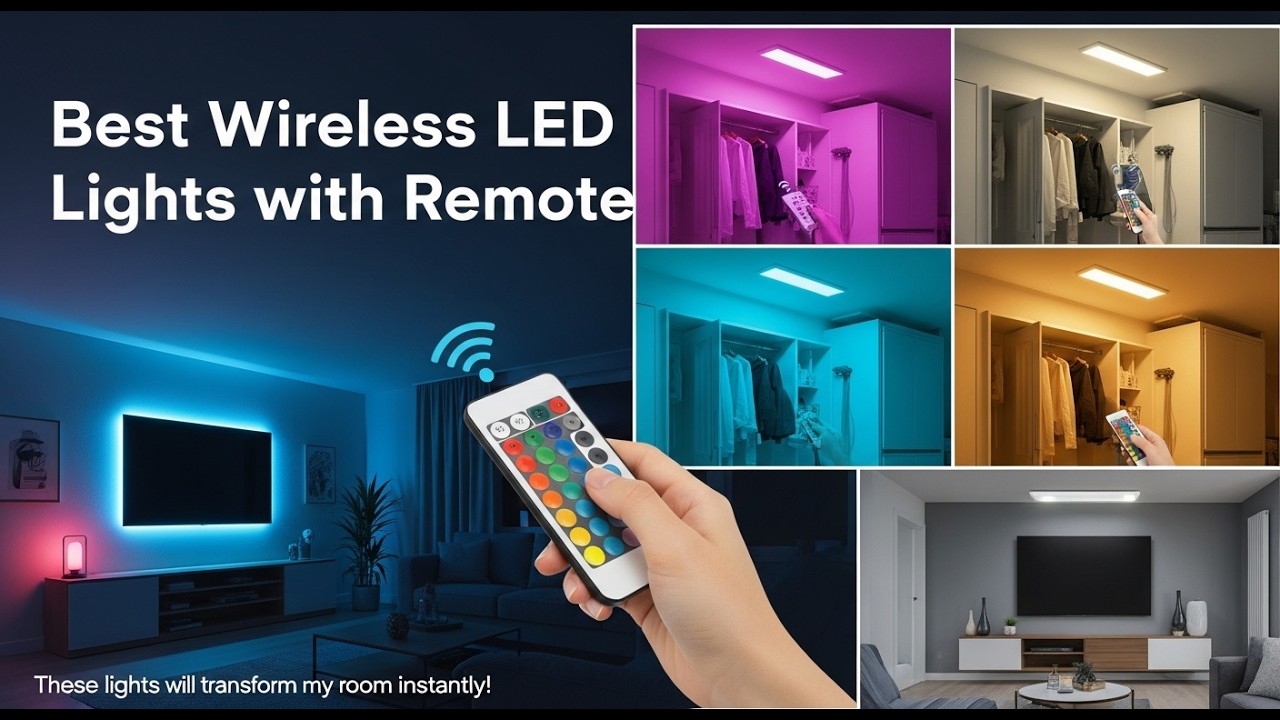 TOP 5 Best Wireless Led Lights With Remote 2026 | Wireless LED Lights with Remote Comparison