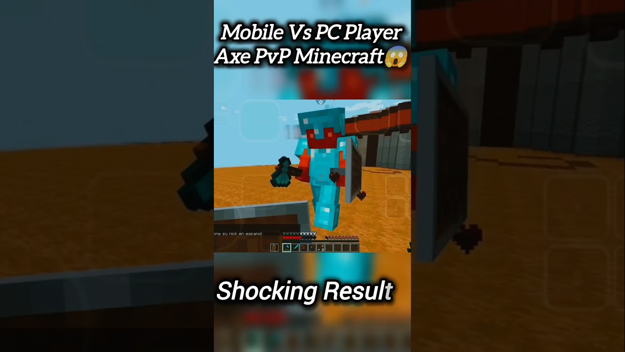Mobile Vs PC Axe PvP 😰 Shocking Results In Minecraft !