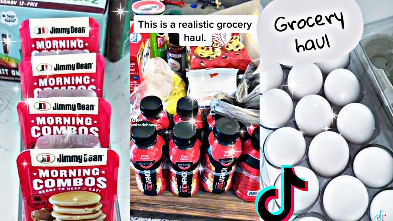 Satisfying Grocery haul restock and organizing /TikTok compilation #48