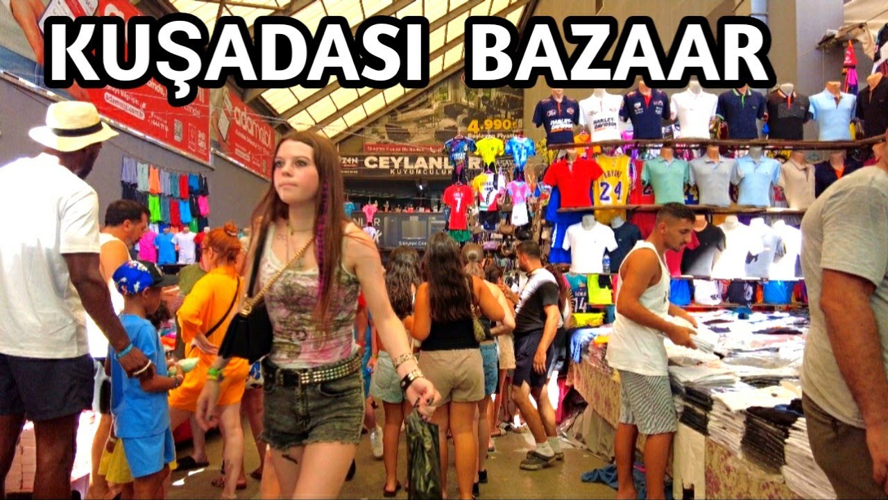 KUŞADASI BAZAAR TÜRKIYE | WEDNESDAY MARKET | 30 July 2025 | 4k UHD 60fps