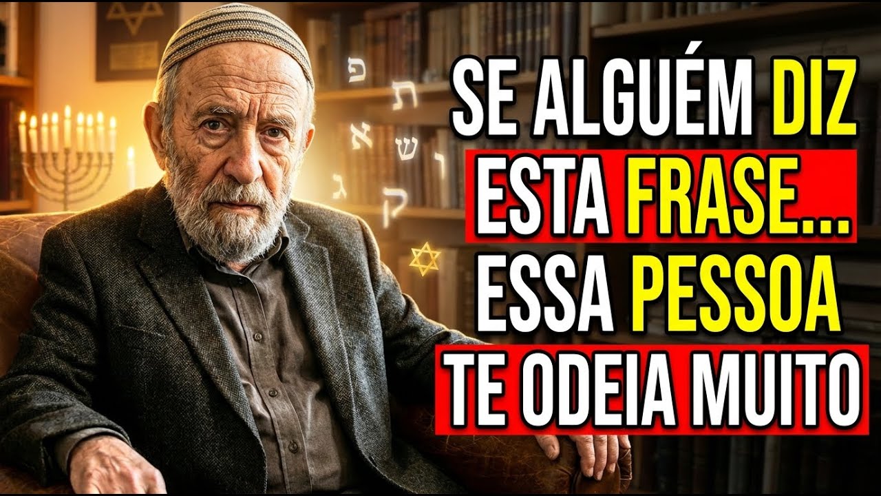 Se Alguém Diz ESTA FRASE, Essa Pessoa Te Odeia MUITO — E Te Machucou De Propósito. Sabedoria Judaica