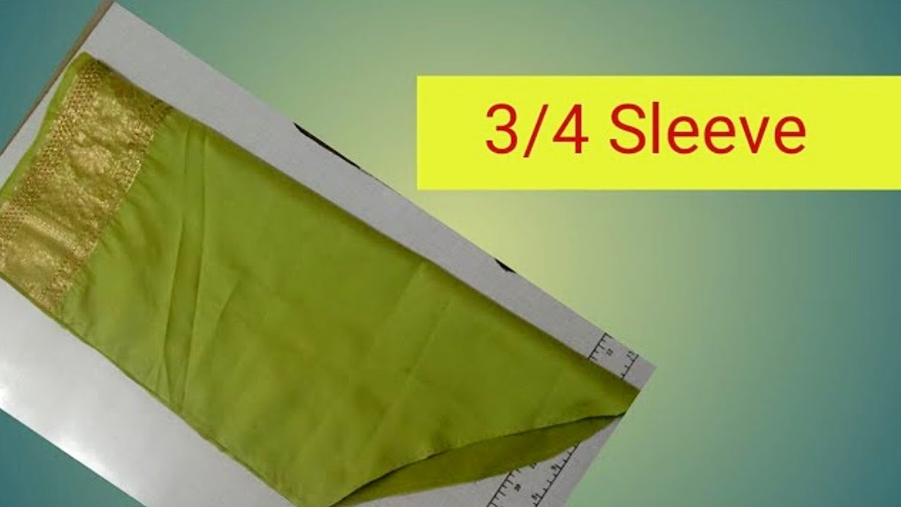 3/4 Sleeve Cutting And Stitching
