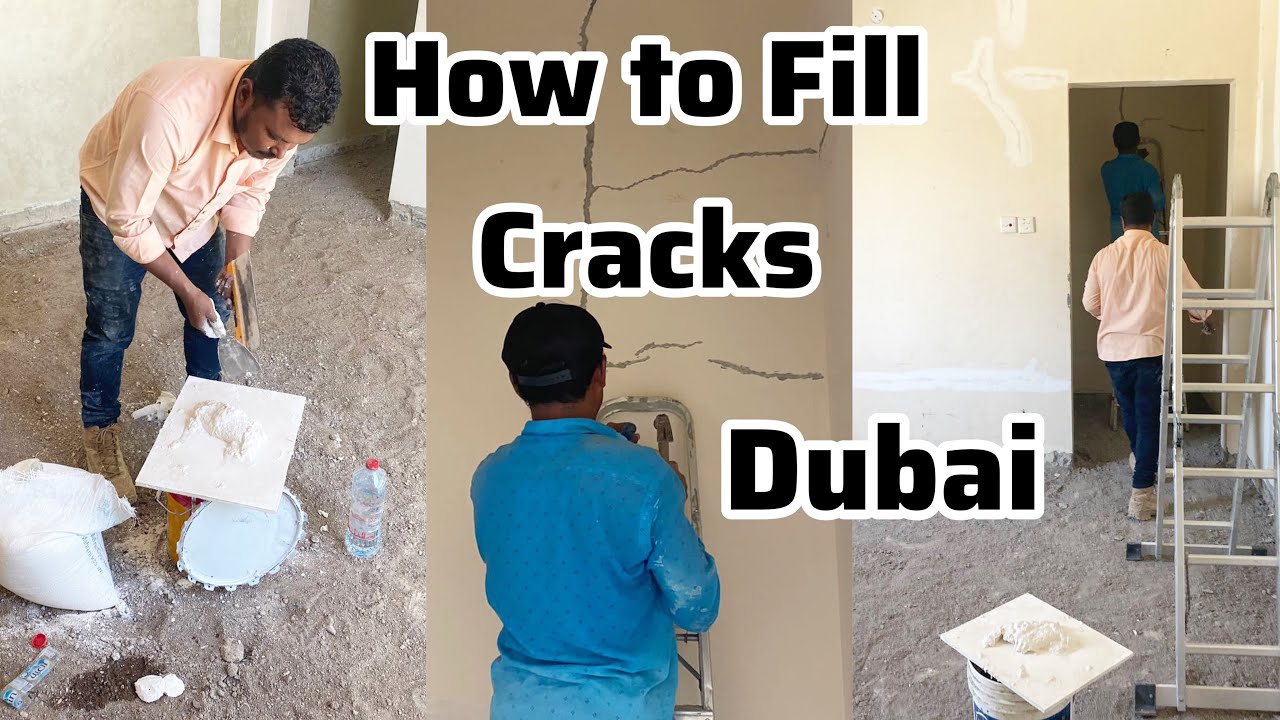How to Fill Crack Paint Work Dubai/Dubai Wall Painting Work Dubai/Crack Repairing Dubai/Crack Refil