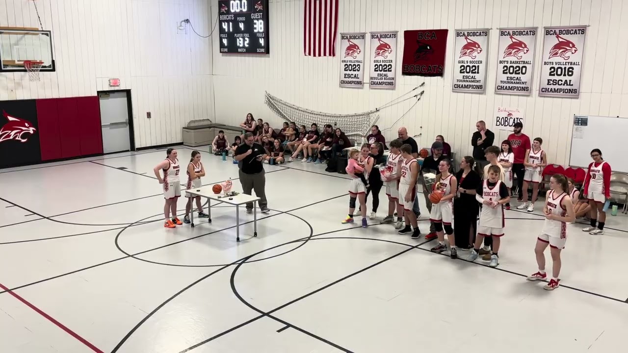 BCA Basketball 2026 Senior Recognition