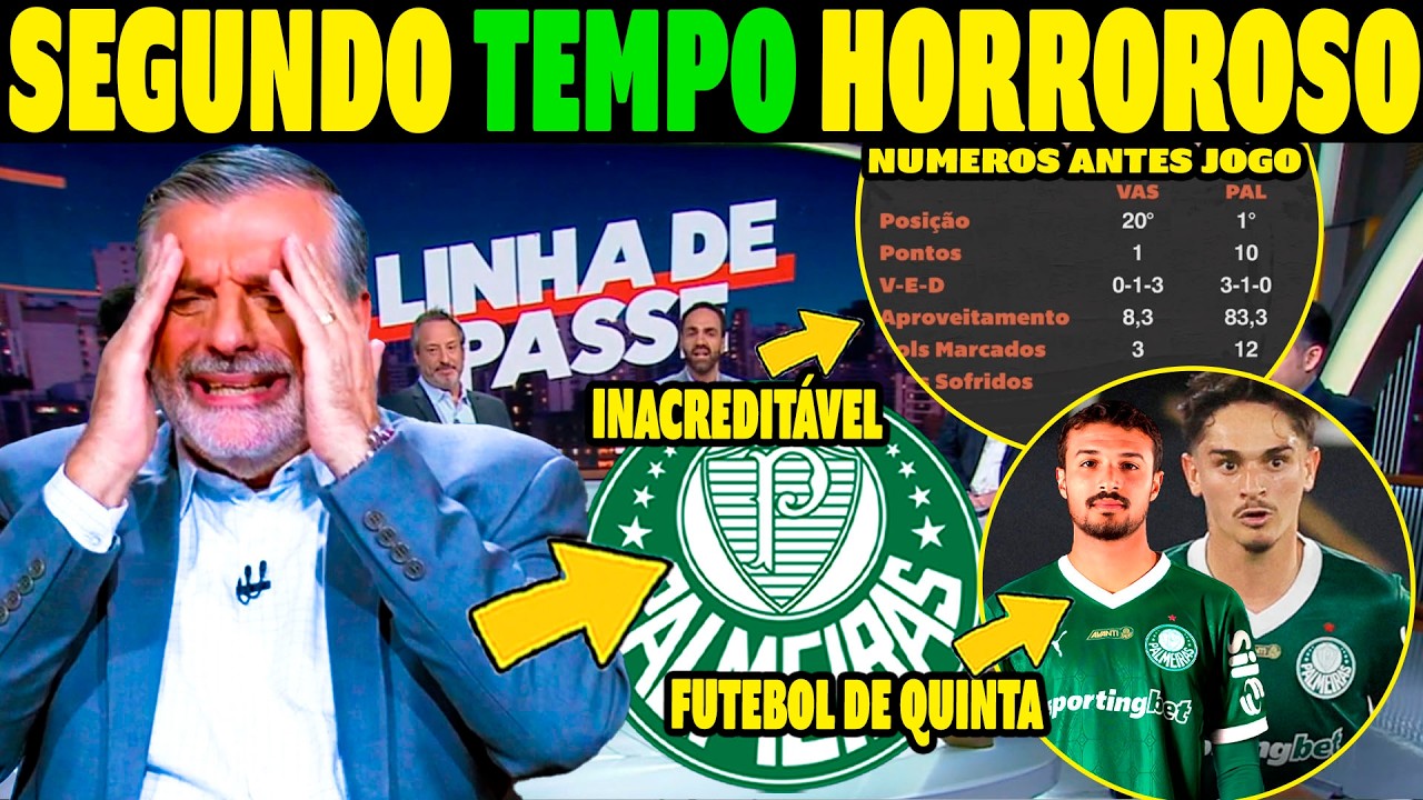 😬 “PALMEIRAS IRRECONHECÍVEL! ‘NÃO JOGOU NADA’ E ISSO TÁ CHAMANDO ATENÇÃO!”
