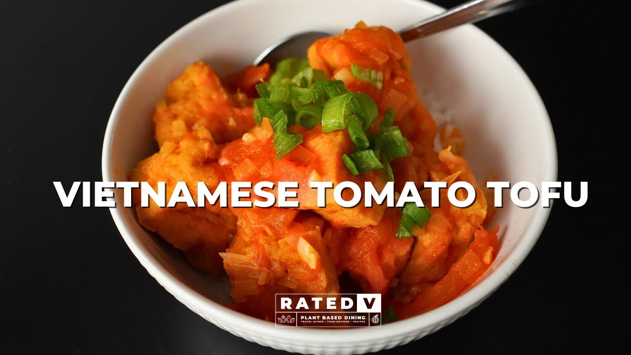 How to Make Vietnamese Fried Tofu in Tomato Sauce So Easy!