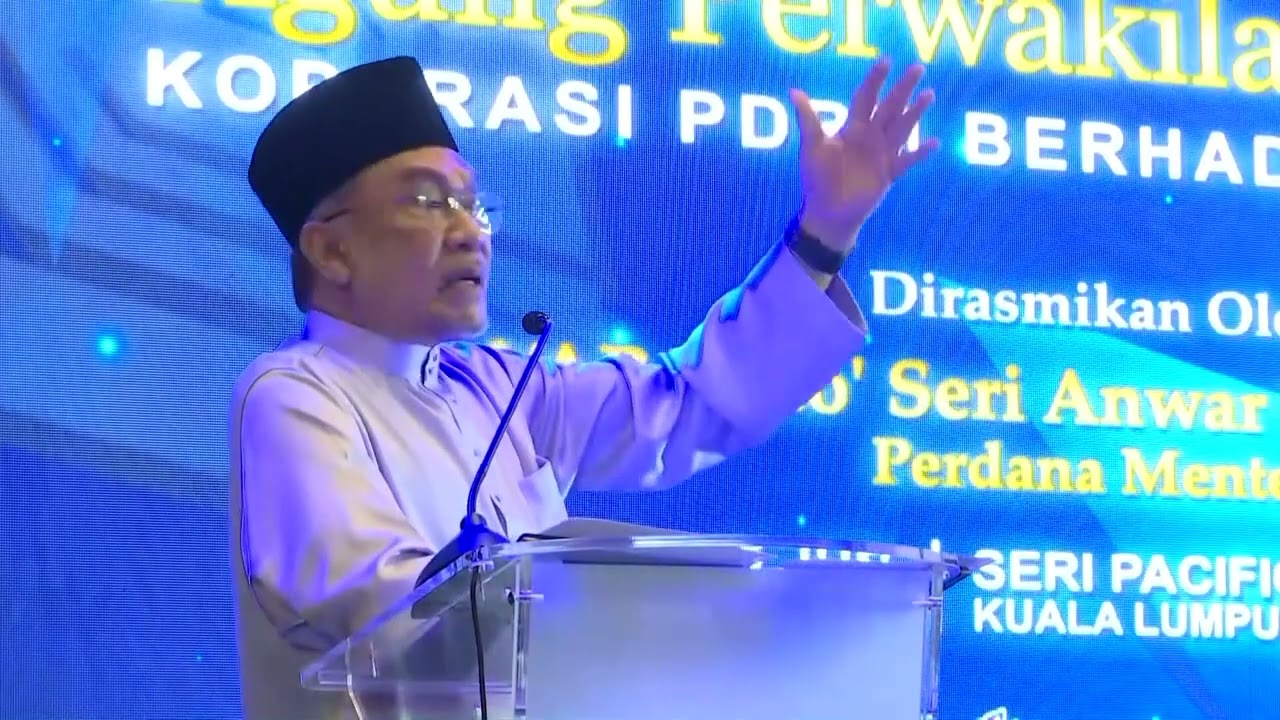 Ucapan Anwar Ibrahim ketika merasmikan Mesyuarat Agung Perwakilan Tahunan Koperasi PDRM. (13.6.25)