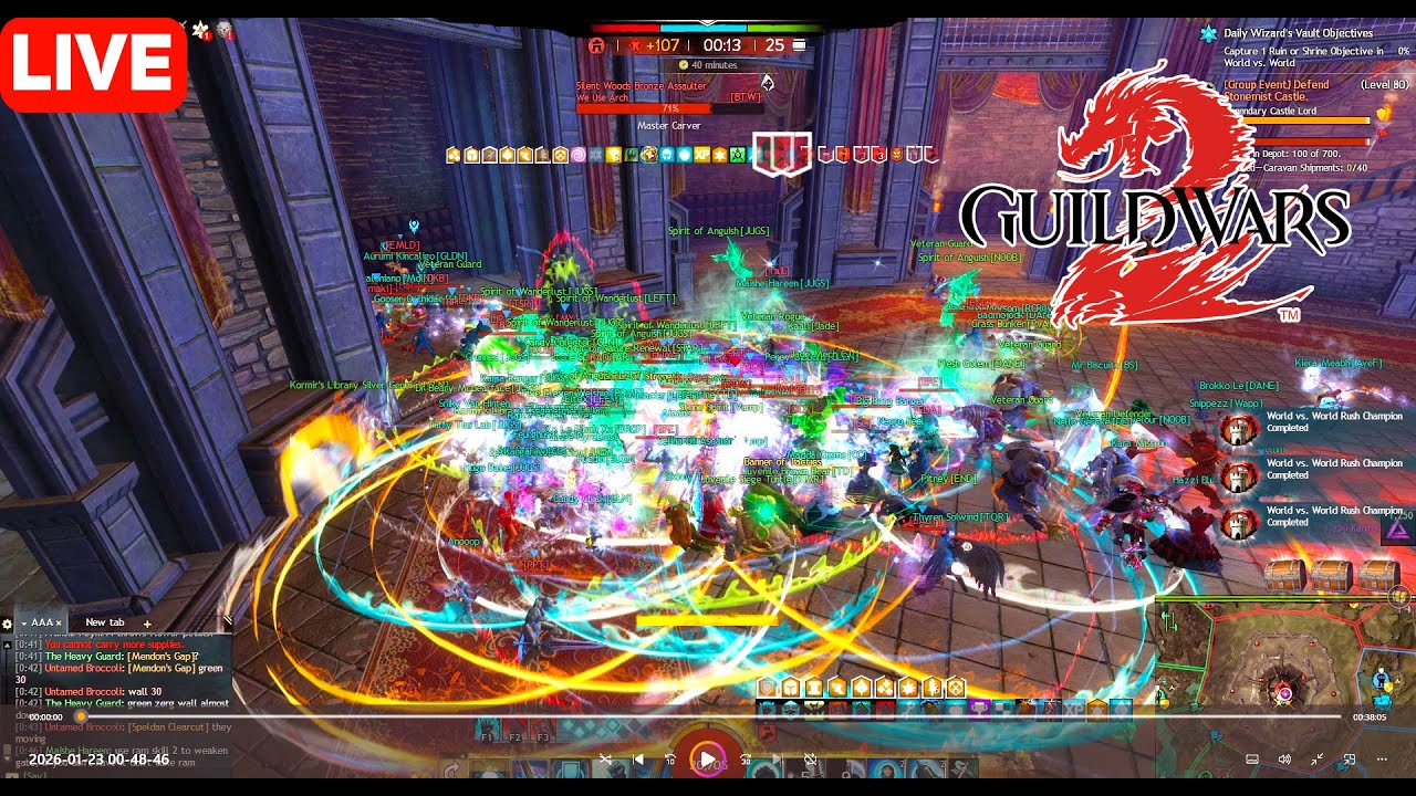 🔴LIVE Guild Wars 2 WvW ⚔️ My Zerg Life | 28-1-26 
