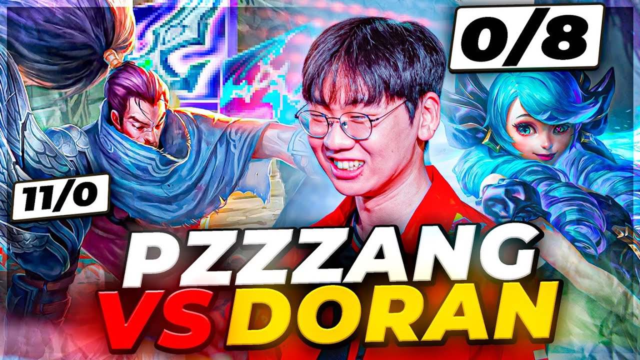#1 YASUO COREA PZZANG *20.000 HORAS* VS T1 DORAN!! NO TIENE SENTIDO 🤯